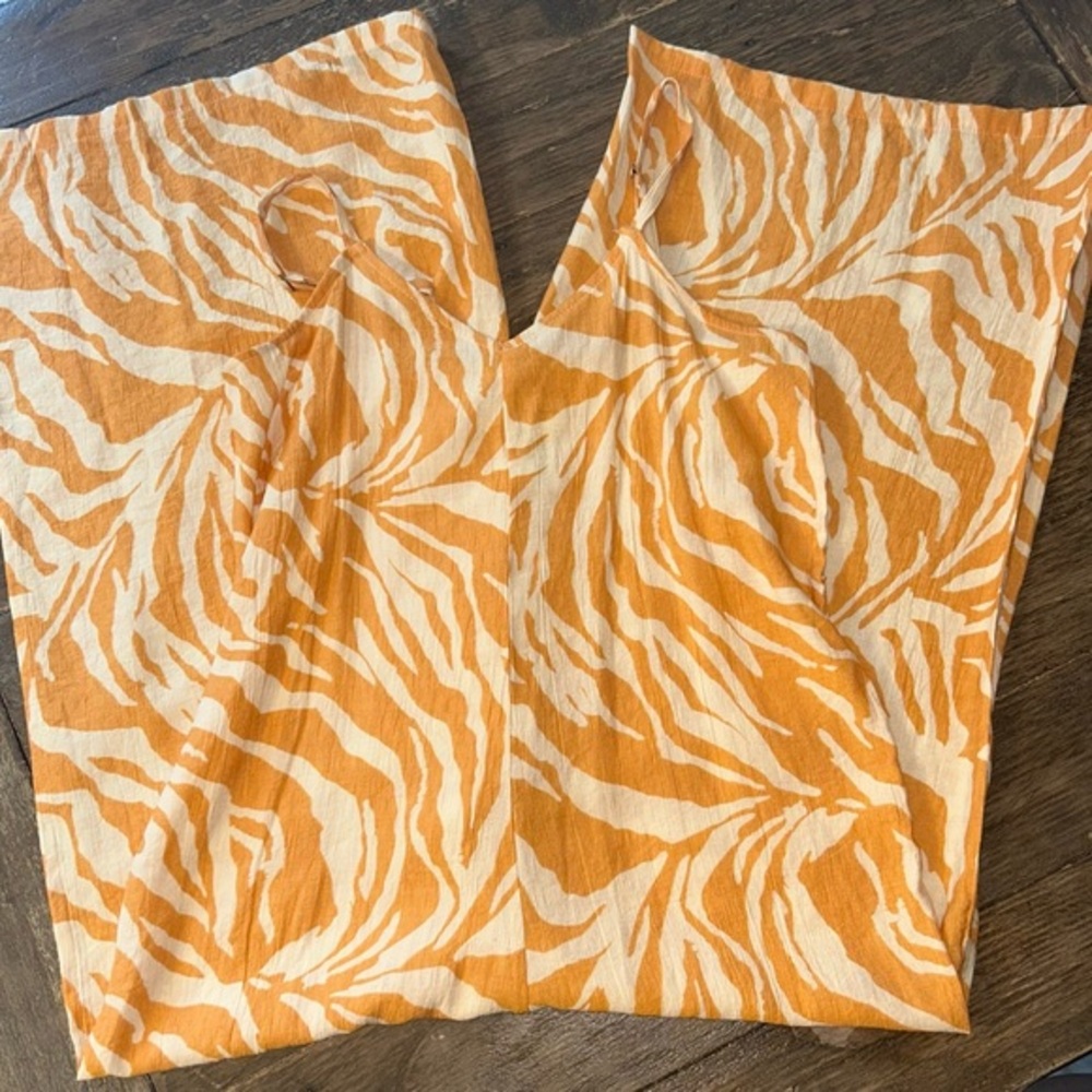 Jessica Simpson Womens Size Small Animal Print Sleeveless Jumpsuit